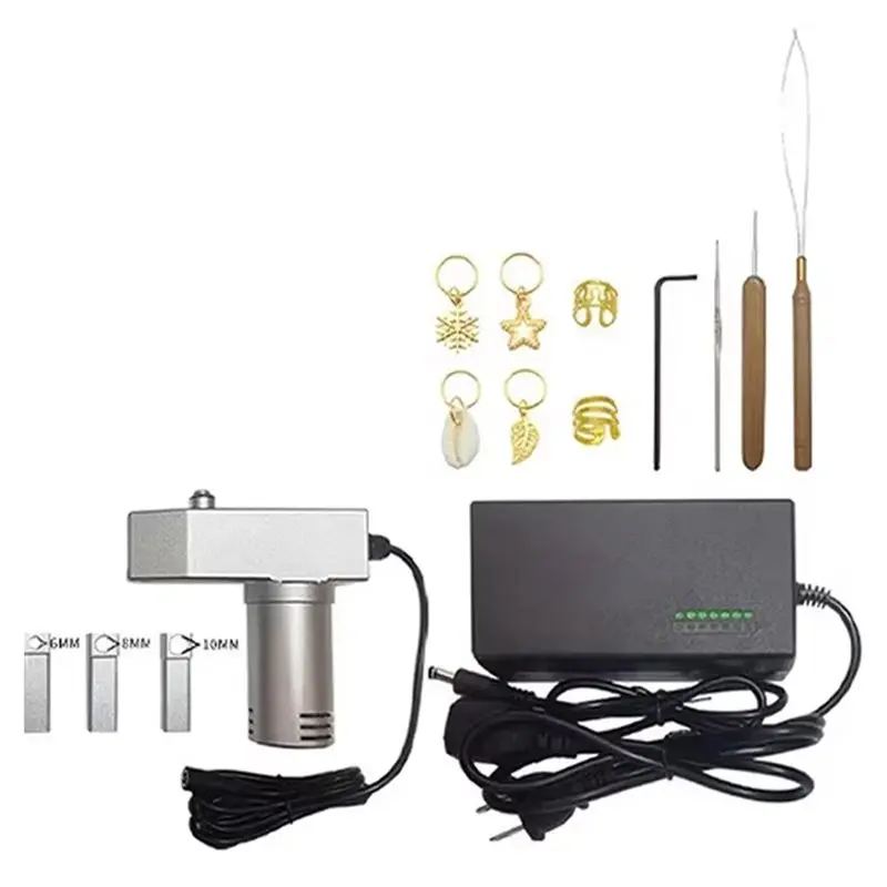 N95R Portable For DIY Dreadlock Braiding Machine Electric Hair Styling Tool Fast Braider For Hair Weave Salon EU EU Plug
