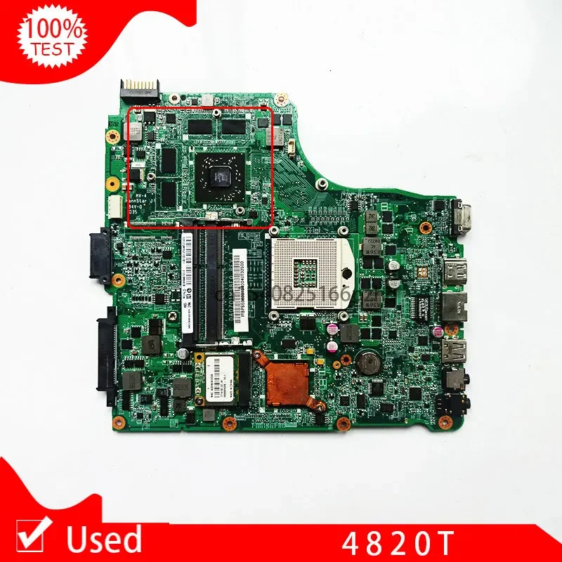 

Used DA0ZQ1MB8F0 REV F For Acer Aspire 4820T 4820TG Laptop Motherboard HM55 DDR3 Main Board