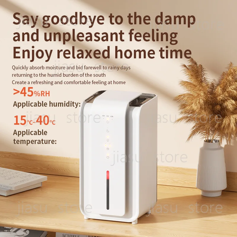 

Negative Ion Dehumidifier for Home Bedroom, Indoor Air Dehumidifier Moisture Absorber Damp Remover