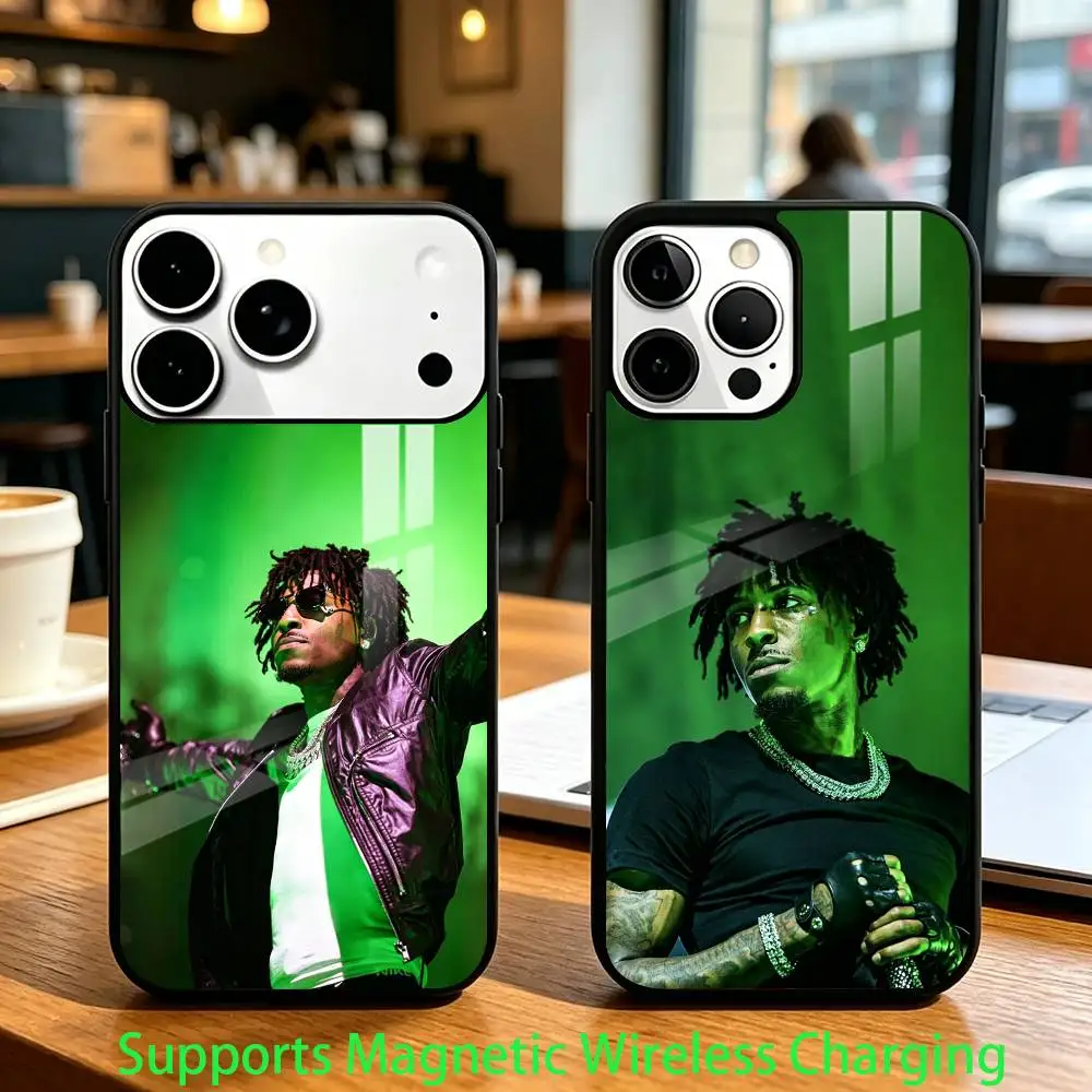 

Rapper Y-YoungBoy Never Broke Again Phone Case For iPhone17,16,15,14,13,12,11 Plus,Pro Allows magnetic wireless charging