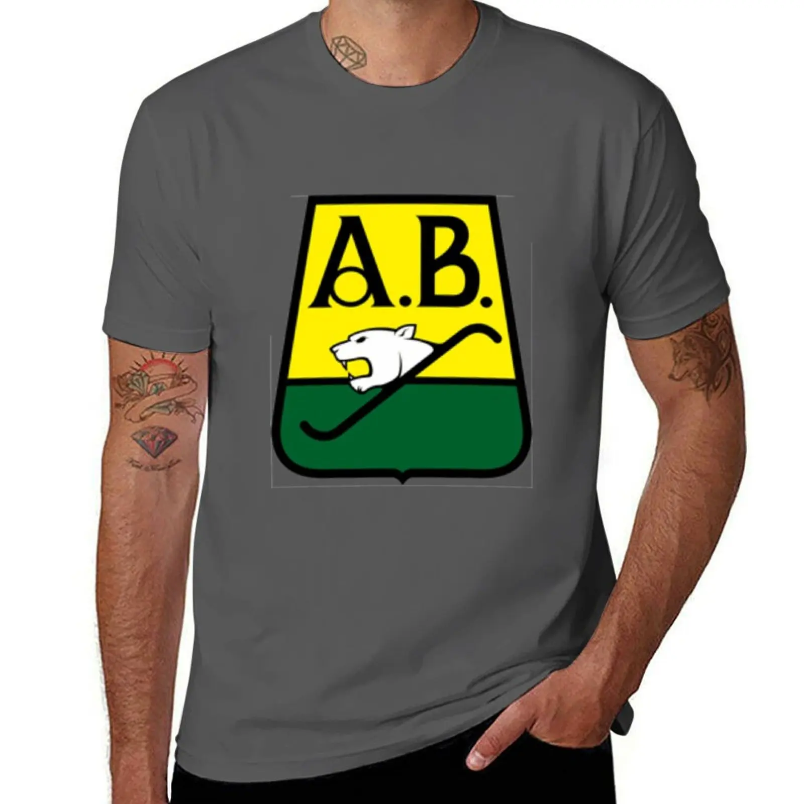 

Club Atlético Bucaramanga S.A. T-Shirt man t shirt heavy cotton mens graphic t shirts man t shirt cotton high quality T-Shirt