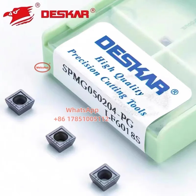 

DESKAR SPMG040204 SPMG050204 SPMG060204 SPMG07T308 SPMG090408 SPMG110408 SPMG140512 LF6018 LF6118 TF618 U Drill Carbide Inserts