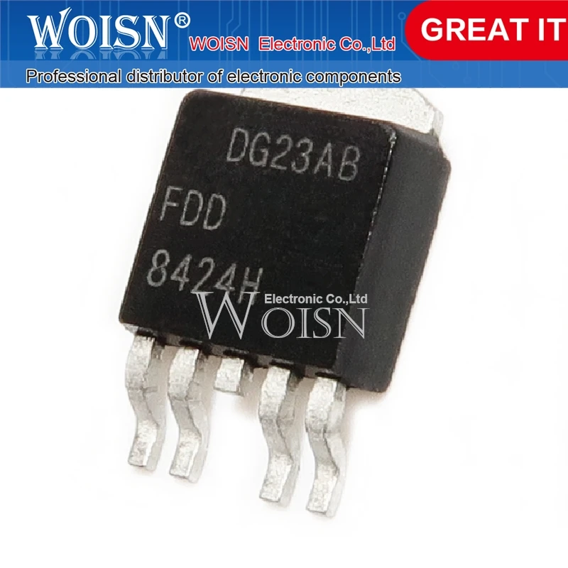 10PCS FDD8424H 8424H TO-252-4