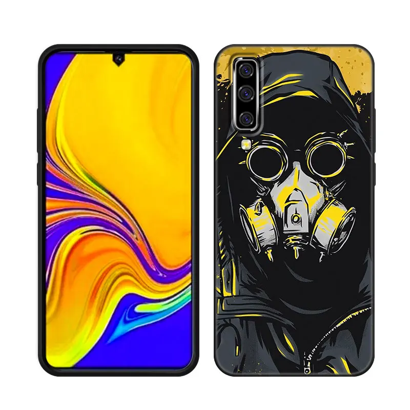 Cool Street Head Boy Phone Case For Samsung A13 A22 A24 A32 A23 A25 A34 A35 A52S A53 A54 A55 A73 A12 A14 A15 A31 A33 A50 A51 A72