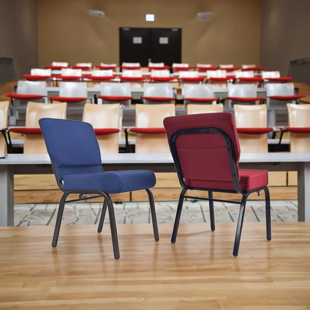 

Стул для аудитории с металлическим каркасом, блокирующий дизайн, церковный стул, ресторан, больница, дешевый стул