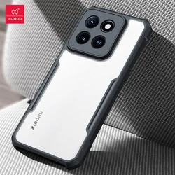 Xundd For Xiaomi 14 Pro Mi 14 Case Airbag Shockproof Shell Lens Full Protection Back Stripe Transparent Cover For Xiaomi 14 Pro