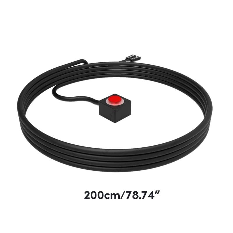 Control flexible longitud cable larga F68C para interruptores alimentación computadora