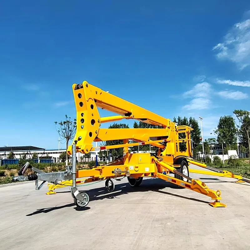 Customized Boom Lift Factory Price Articulated Boom Lift for Tree Work Aerial Work Platform 16M 18M Spider Lift