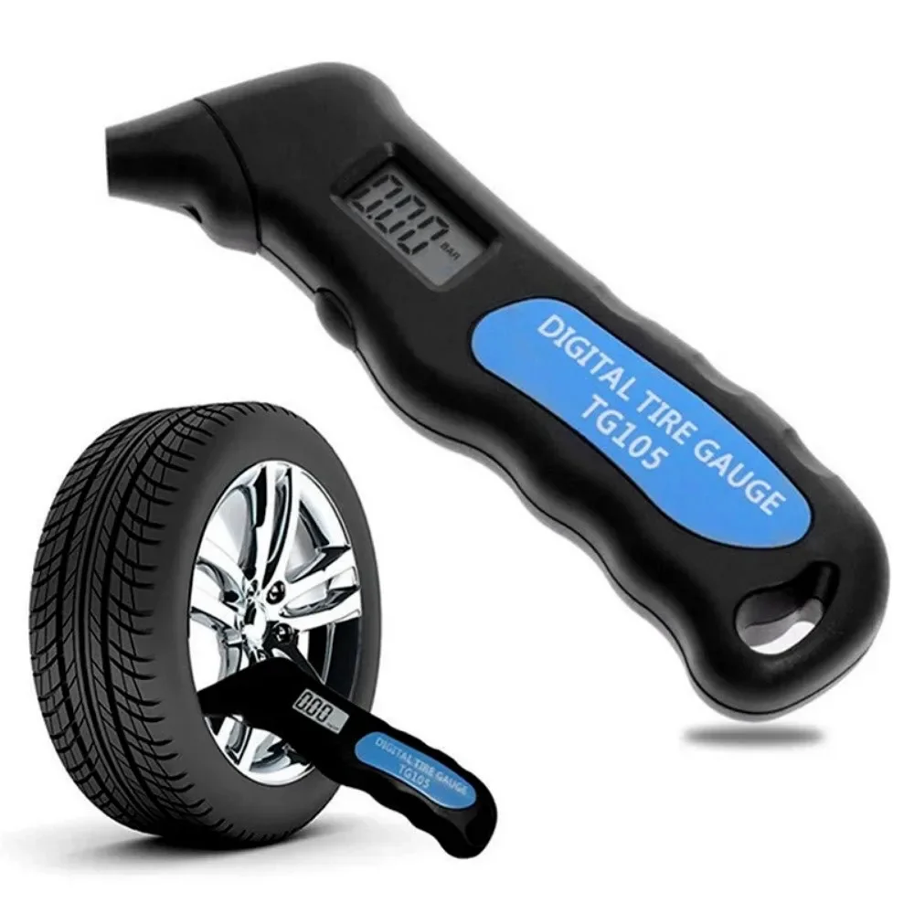 TG105 High-precision Digital Car Tire Tyre Air Pressure Gauge Meter LCD Display Manometer Barometers For Car Truck