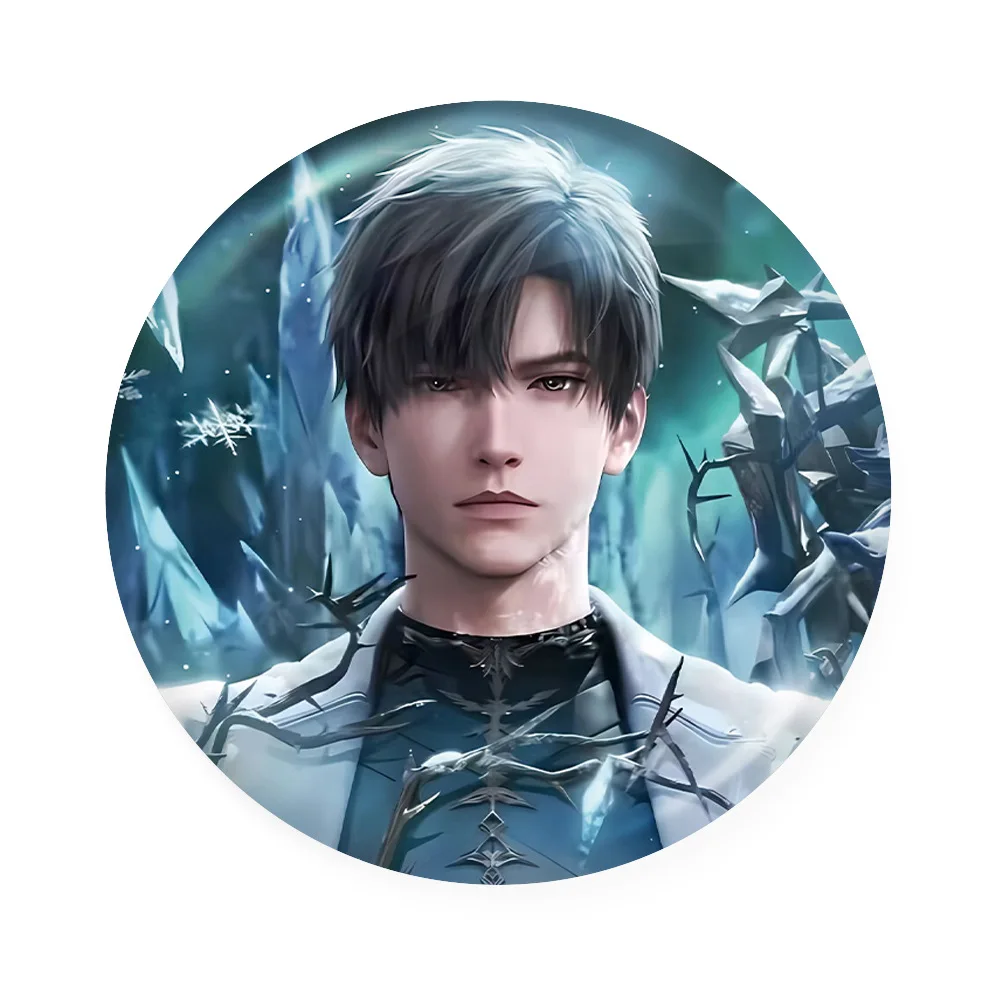 58mm 러버스 딥스 스페이스 레이저 배지 리셴 치유 친 체셴싱 후이 게임 상품 애니메이션 수집품 팬 선물 캐릭터