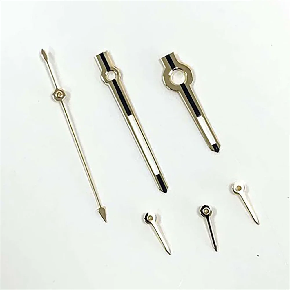 

6pcs/set Silver/Gold/Rose Gold VK63 Hands Needles 13.5mm Watch Hands Kit Green Luminous Watch Pointers Fit for VK63 Movement NEW