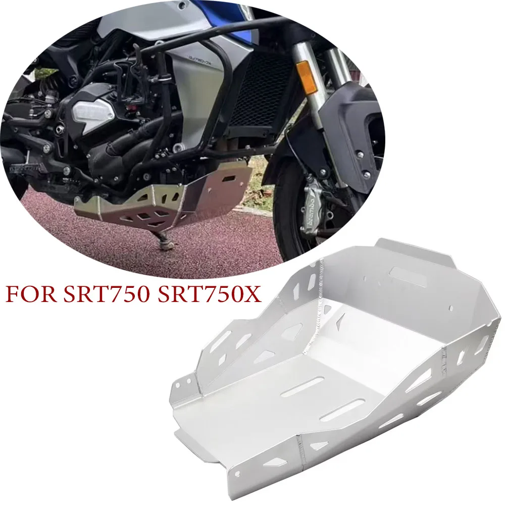 

QJMOTO Motorcycle Fuel Tank Guard for SRT750 SRT750X 750SRT Bottom Protection Guard