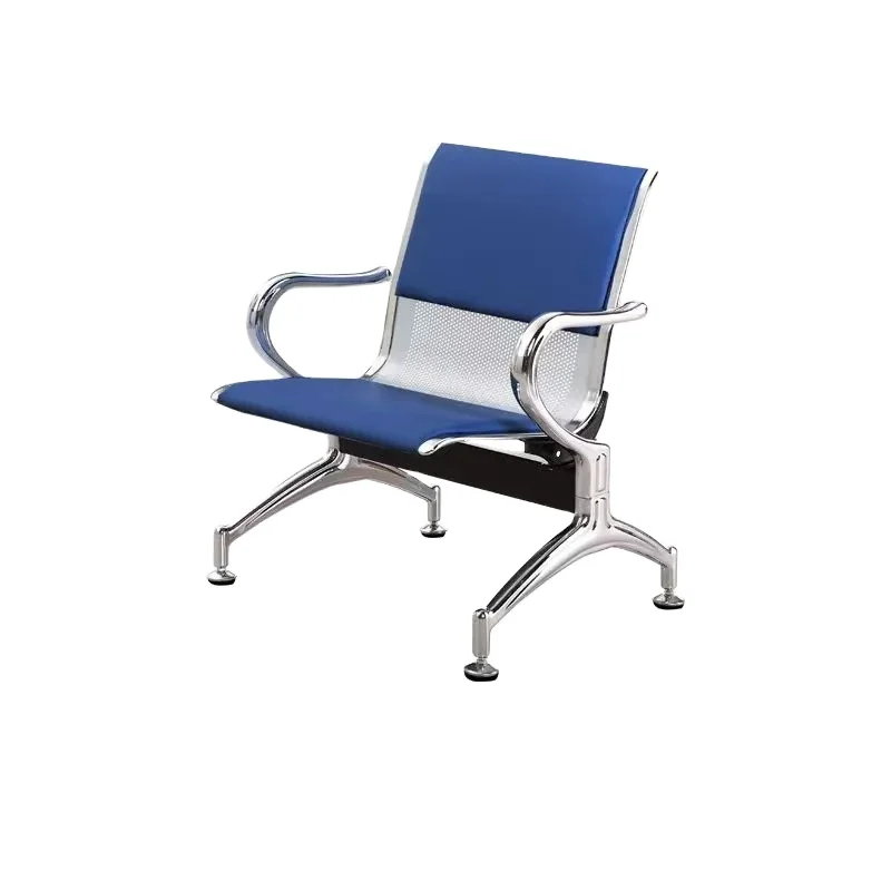 Modern 4-Person Cold-Rolled Steel Waiting Outdoor Chair for Airport Hospital Car Station School & Hotel Use