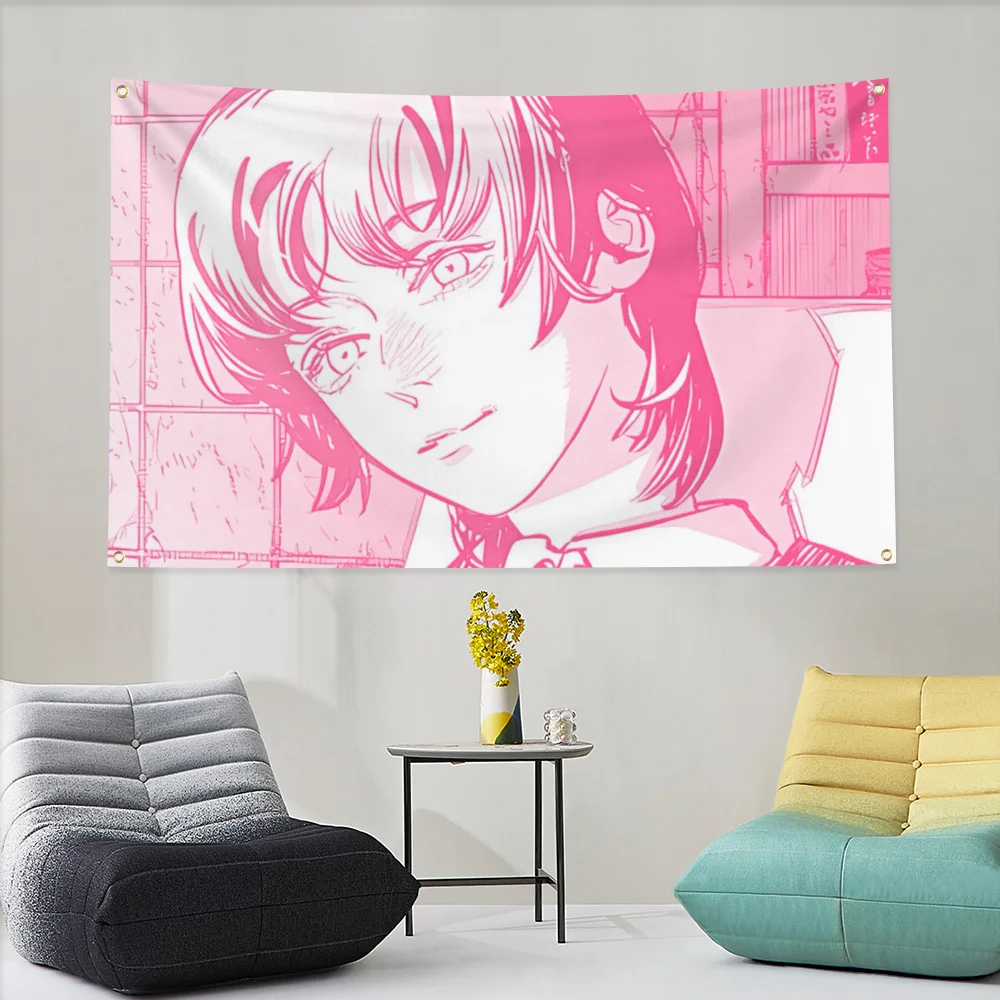 Fujimoto Tatsuki Manga Flag to Hang Home Decoration Goodbye Eri Tapestry Anime Fall Decor Flags for Bedrooms Outdoor Flag