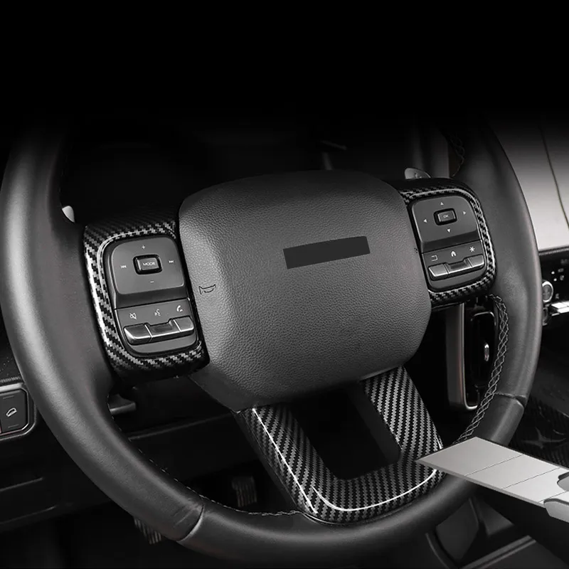 Vtear غطاء عجلة قيادة السيارة السيارات المضادة للخدش زخرفة الديكور الداخلي اكسسوارات المنتجات ل Haval H7 H-Dog 2024 #5