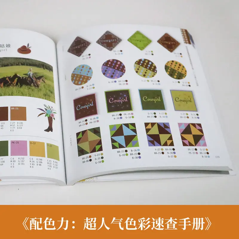 Color Matching Skills Super Popular Color Reference Handbook Tutorial Principle Typography Color Fundamentals Painting Reference