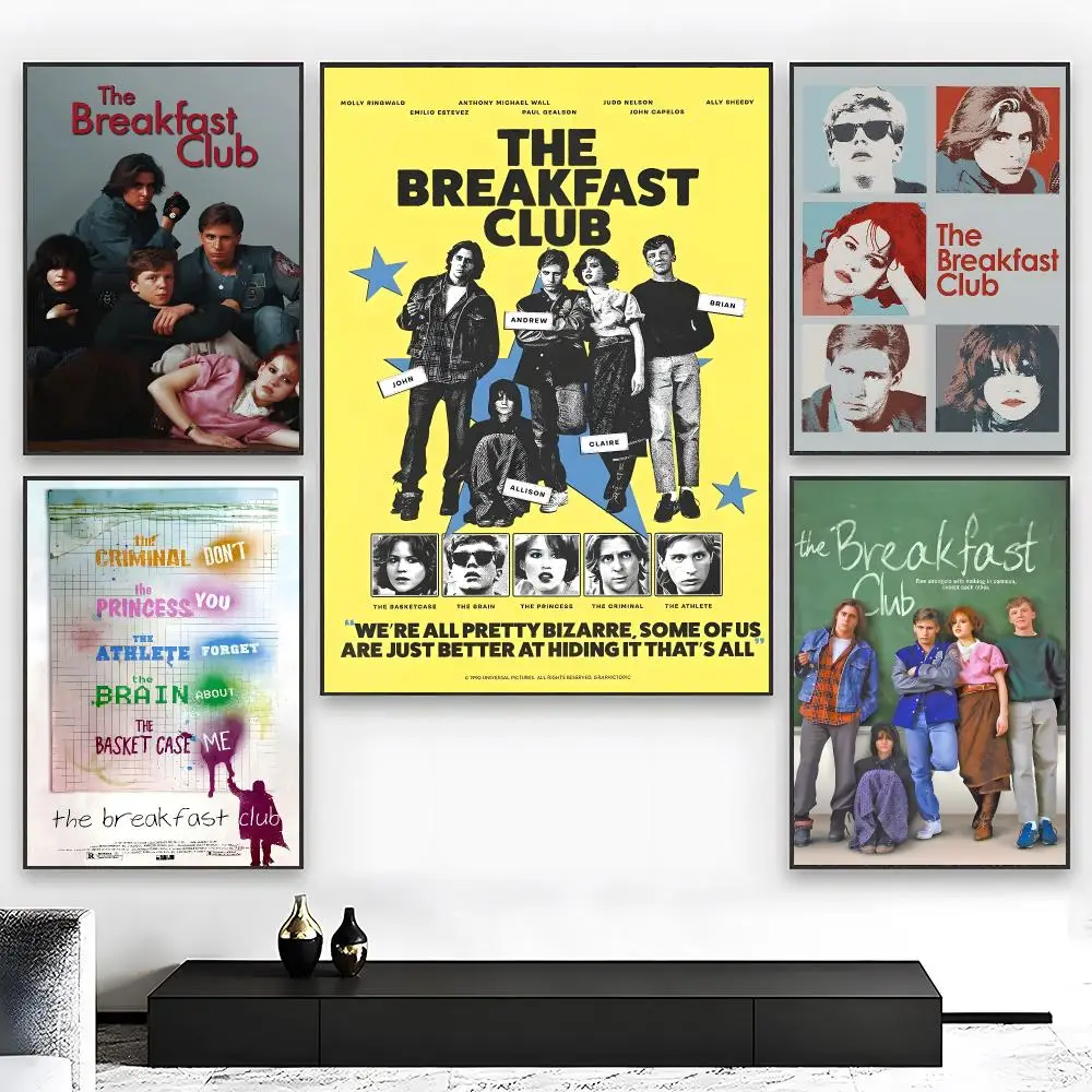 High School Story T-The Breakfast Club Poster Wall art print art suitable for living room bedroom bar parlor home decor gift