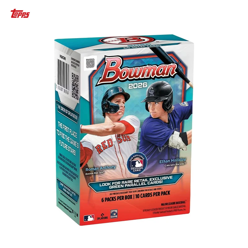 2026 Bowman Baseball Card Series Sealed Blaster Value Box 6 Packs/Box