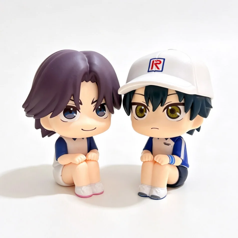 In Stock New Prince of Tennis Anime Figure Look Up Ryoma Echizen Action Figure Q Version Keigo Atobe Figurine PVC Collection