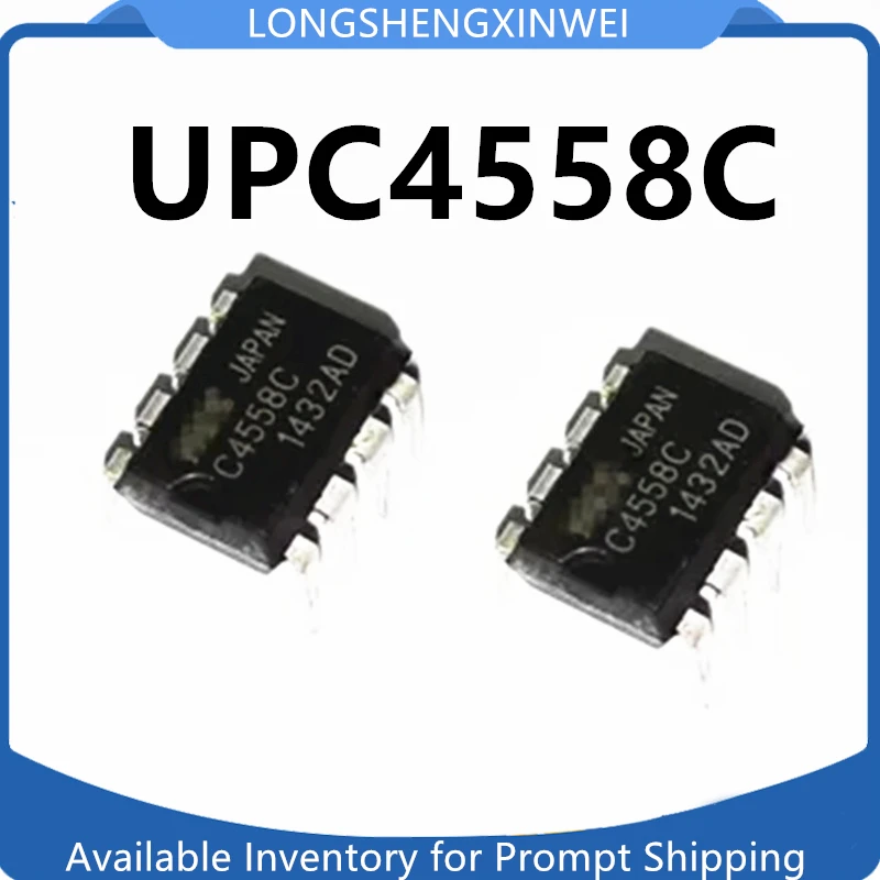 1PCS New Spot UPC4558C Direct Interpolated DIP-8 Dual Operational Amplifier C4558C