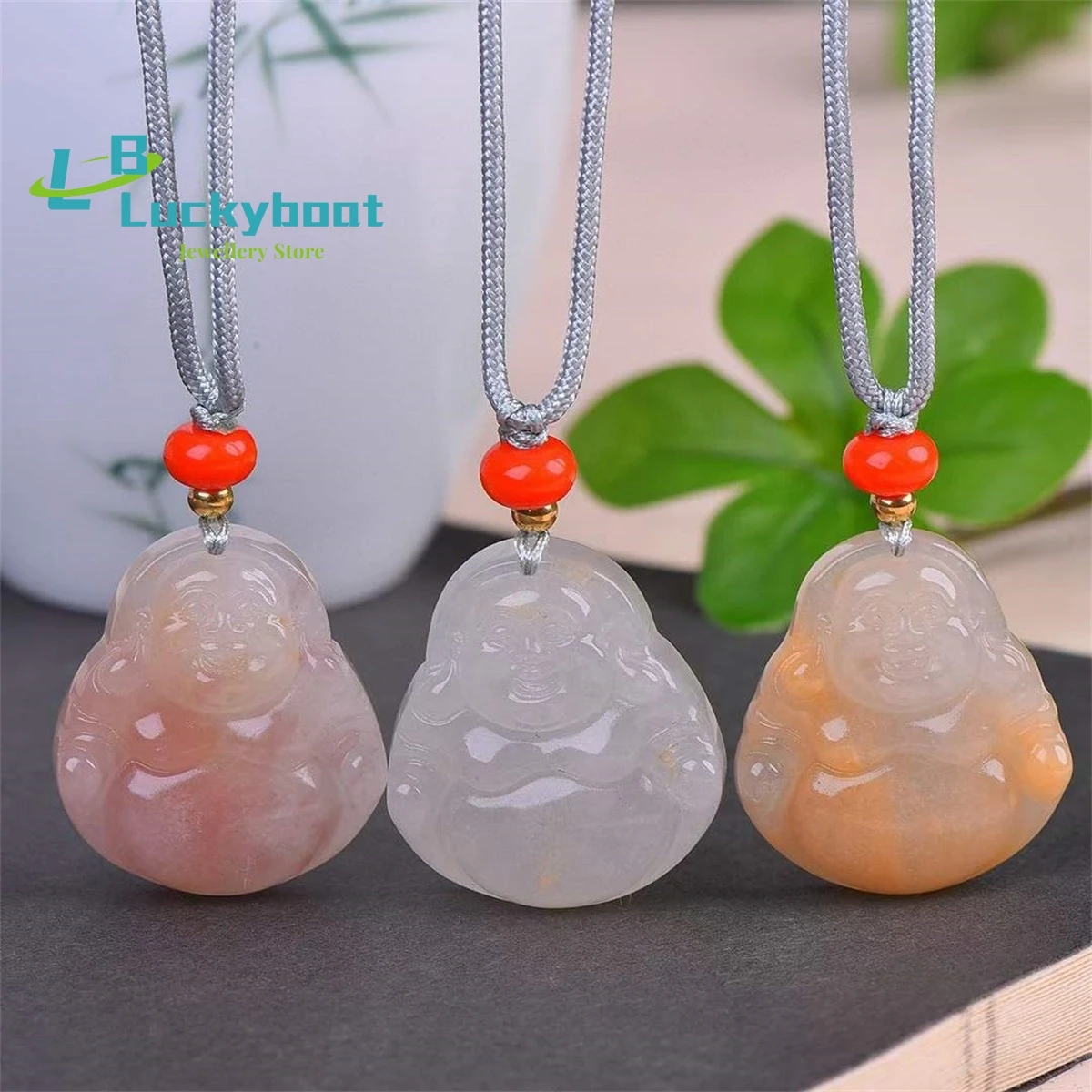 Natural Golden Silk Jade Big Belly Buddha Pendant Simple and Personalized Exquisite Fashion Versatile for Men and Women