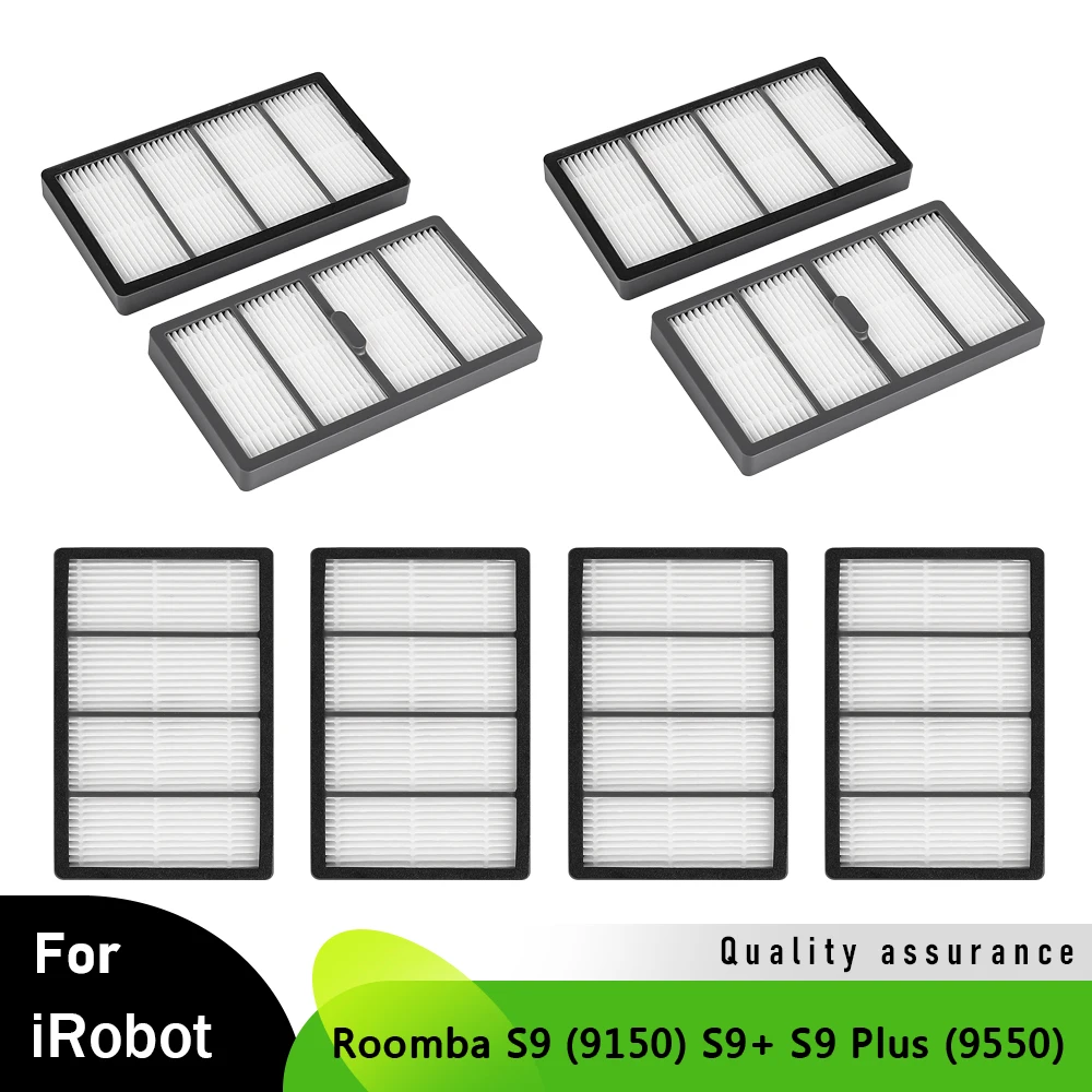Piezas de repuesto de filtro HEPA para IRobot Roomba S9 (9150) S9+ S9 Plus (9550), accesorios para Robot aspirador de barrido