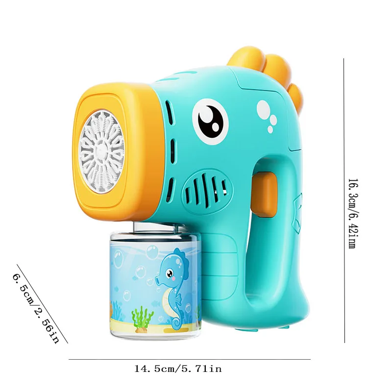 Haima voll automatische Blasen maschine Kinder Eltern-Kind Handheld Spielzeug Rasen Outdoor-Spiel keine Batterie Blase Wasser – Detail 14