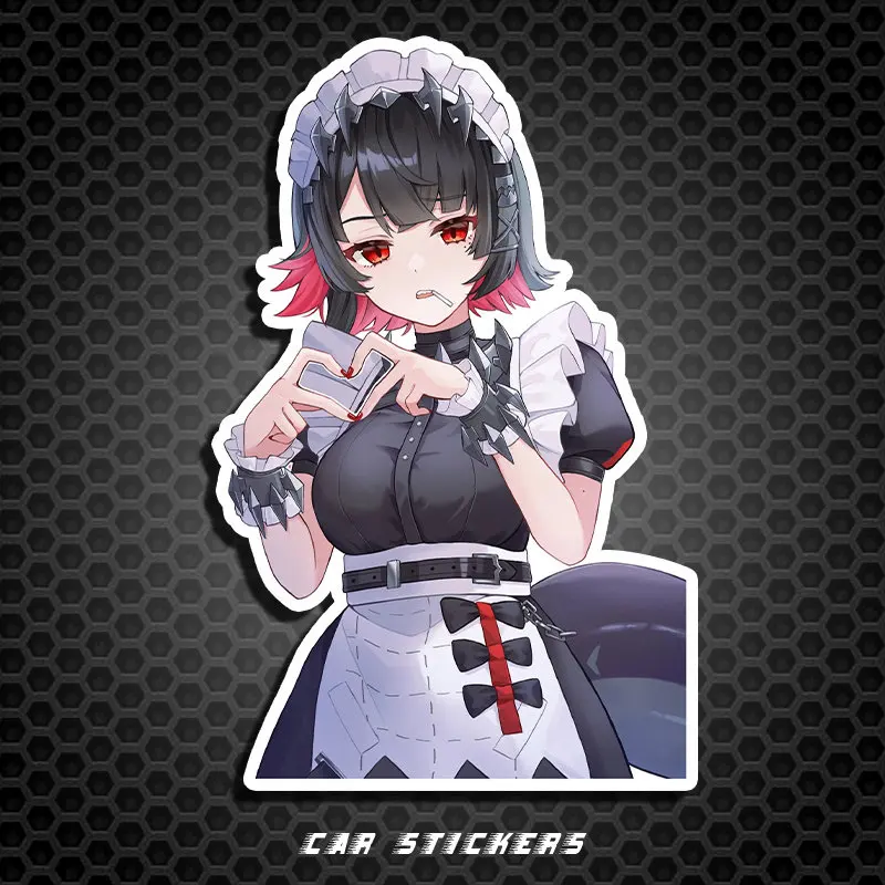 Zenless Zone Zero Ellen Joe Cute Shark Girl Anime Stickers Vinyl Decals Personalized Decor for Motorcycle and Car Body