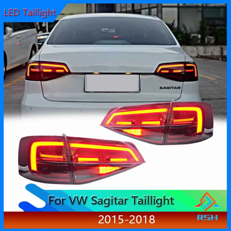 

LED Tail Light Assembly For VW Volkswagen Sagitar 2015-2018 Upgrade Turn Signal Reverse Brake Lights Plug And Play Accessories
