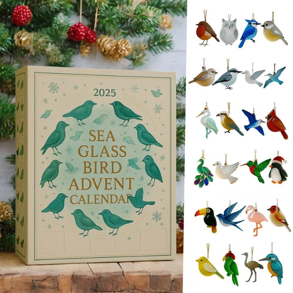 

Набор рождественских украшений из акрилового морского стекла, интерактивные рождественские подарки, коробка обратного отсчета для праздничного фона для вечеринки