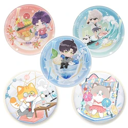 Love and Deepspace Anime Badge Xavier Rafayel Zayne Round Brooch Cartoon Goods Bag Pendent Decor Accessories Game Peripheral