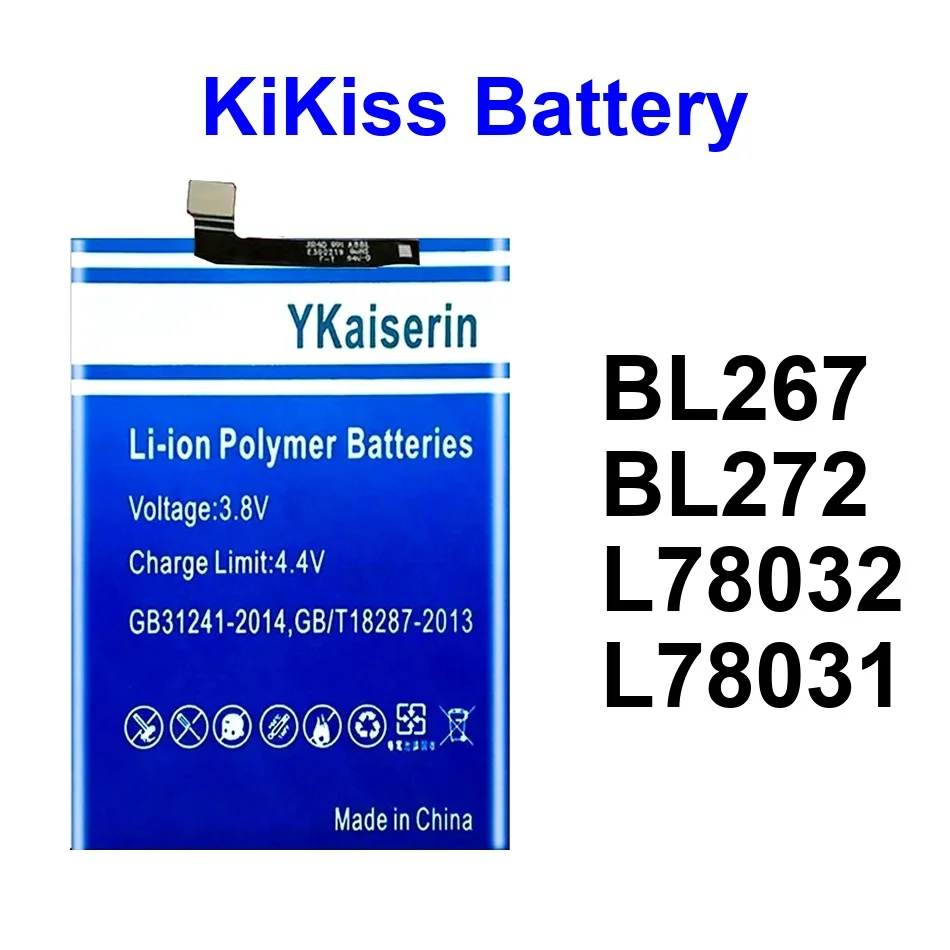

BL267 BL272 L78032 For Lenovo Vibe K6 K33a48 K33b36 K33b37 POWERK6 Not Fit Z5 Pro 4000-5000Mah Mobile Phone Battery