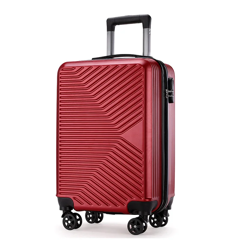 (80) Customized Striped Simple Luggage Large Capacity 20-inch Boarding Case