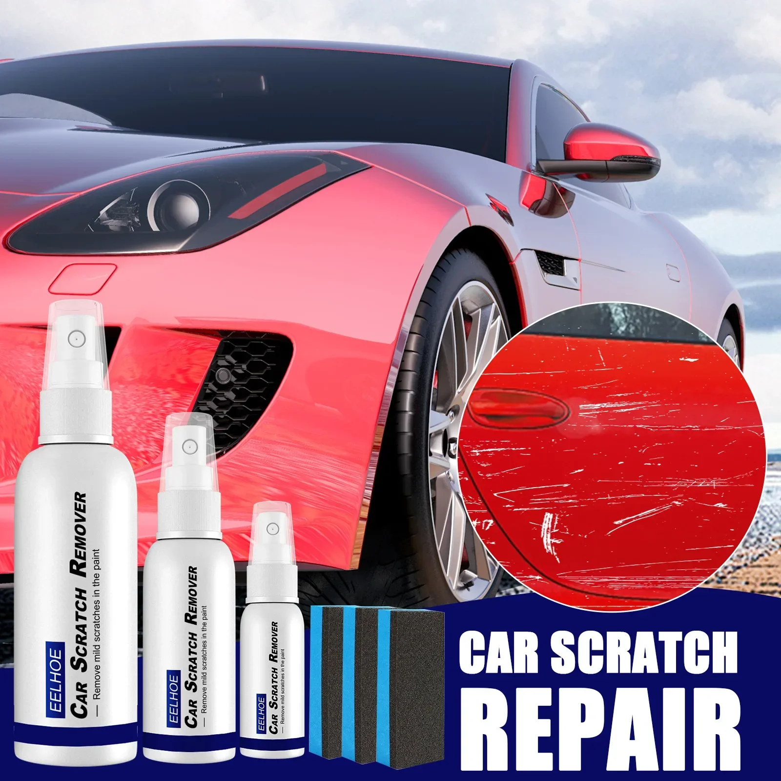 

Car Scratch Spray Paint Surface To Scratch Scratches Seal Glaze Coating Refurbishment Spray Car Grooming Repair Tool