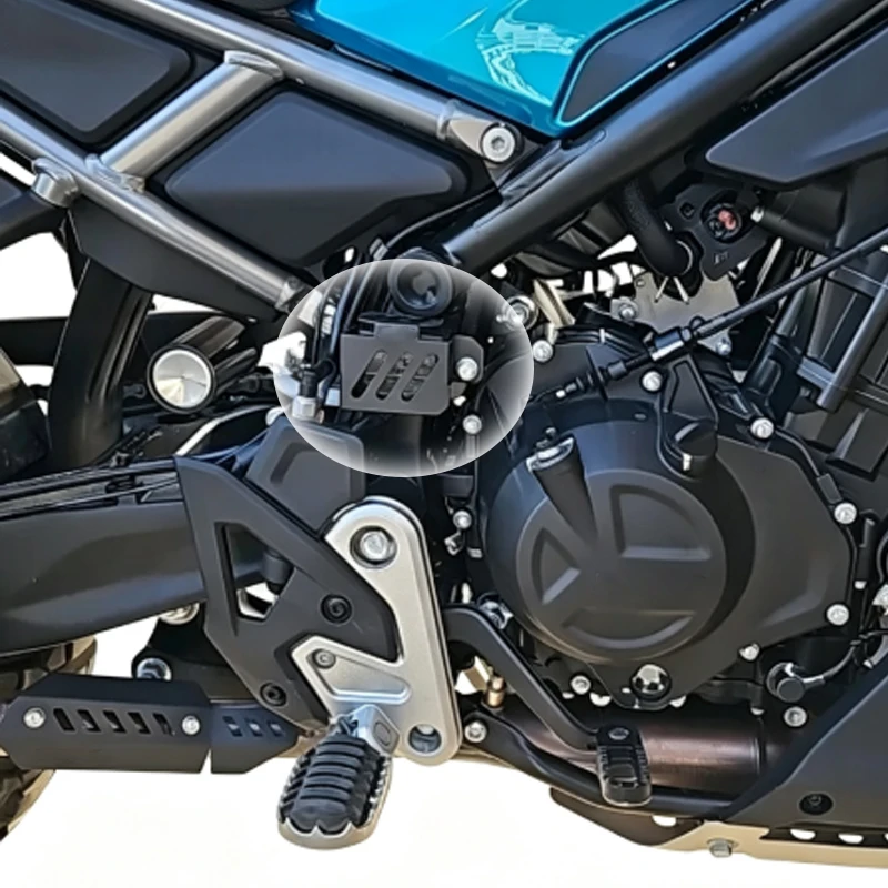Motorcycle Accessories Rear Brake Fluid Reservoir Guard Cover Protector For CFMOTO CF MOTO CF450MT 450MT 450 MT MT450 2024 2025