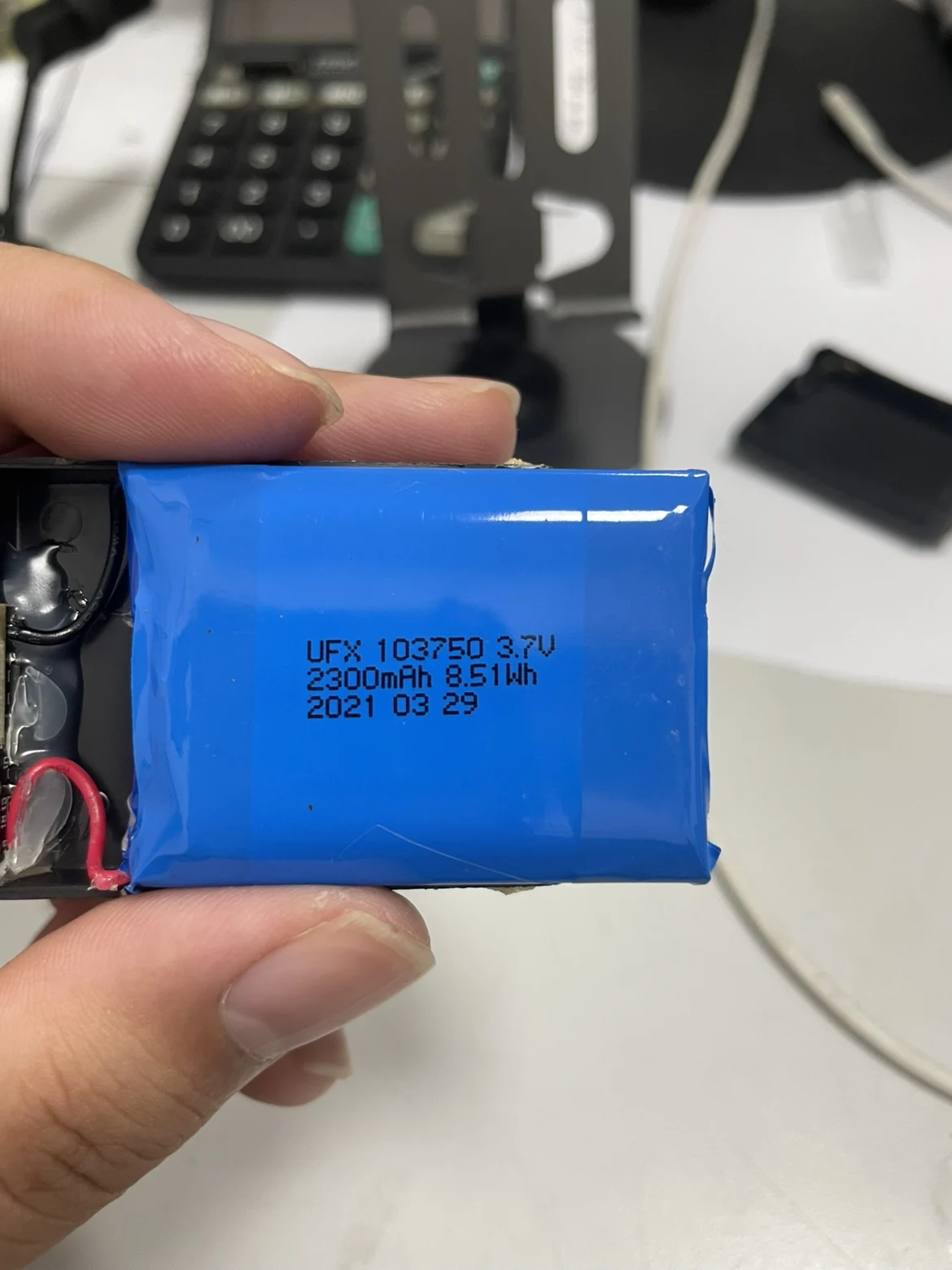 buy more will cheap 3.7V 103750 capacity lithium battery 2300mAh smart watch positioning phone remote control charging 402022