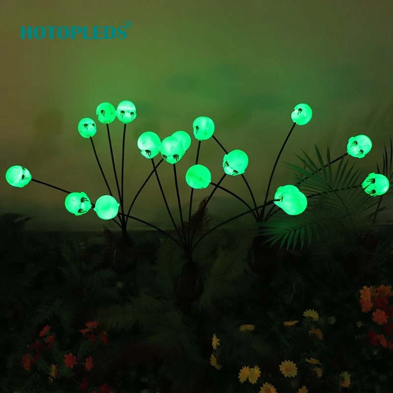 2 szt. Halloweenowe Zewnętrzne Lampy Solarne LED Halloweenowa Grimasa Czaszka Świąteczna Dekoracja Ogrodowa Nocny Horror Atmosfera