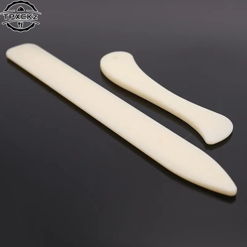 2pcs Folder Paper Creaser Tool Plastic Bone Scoring Folding Creasing Scrapbooking DIY Handmade Bookbinding Cards Tool