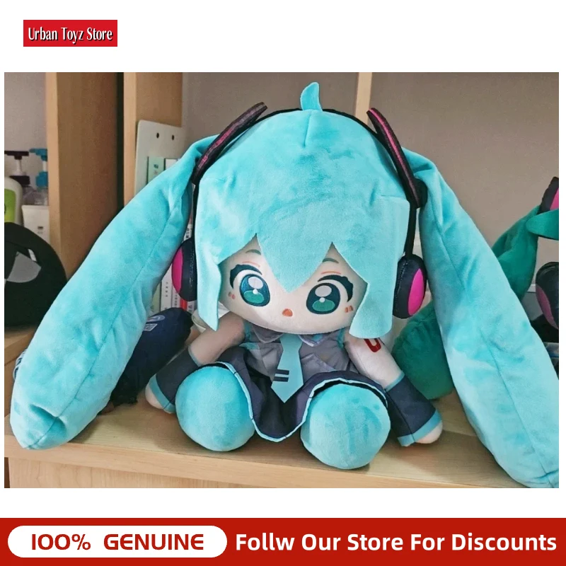 

Genuine 30/35cm Minidoll Hatsune Miku Sitting Cotton Doll, Official Plush Figure Soft Pillow Fufu Doll Collectible Birthday Gift