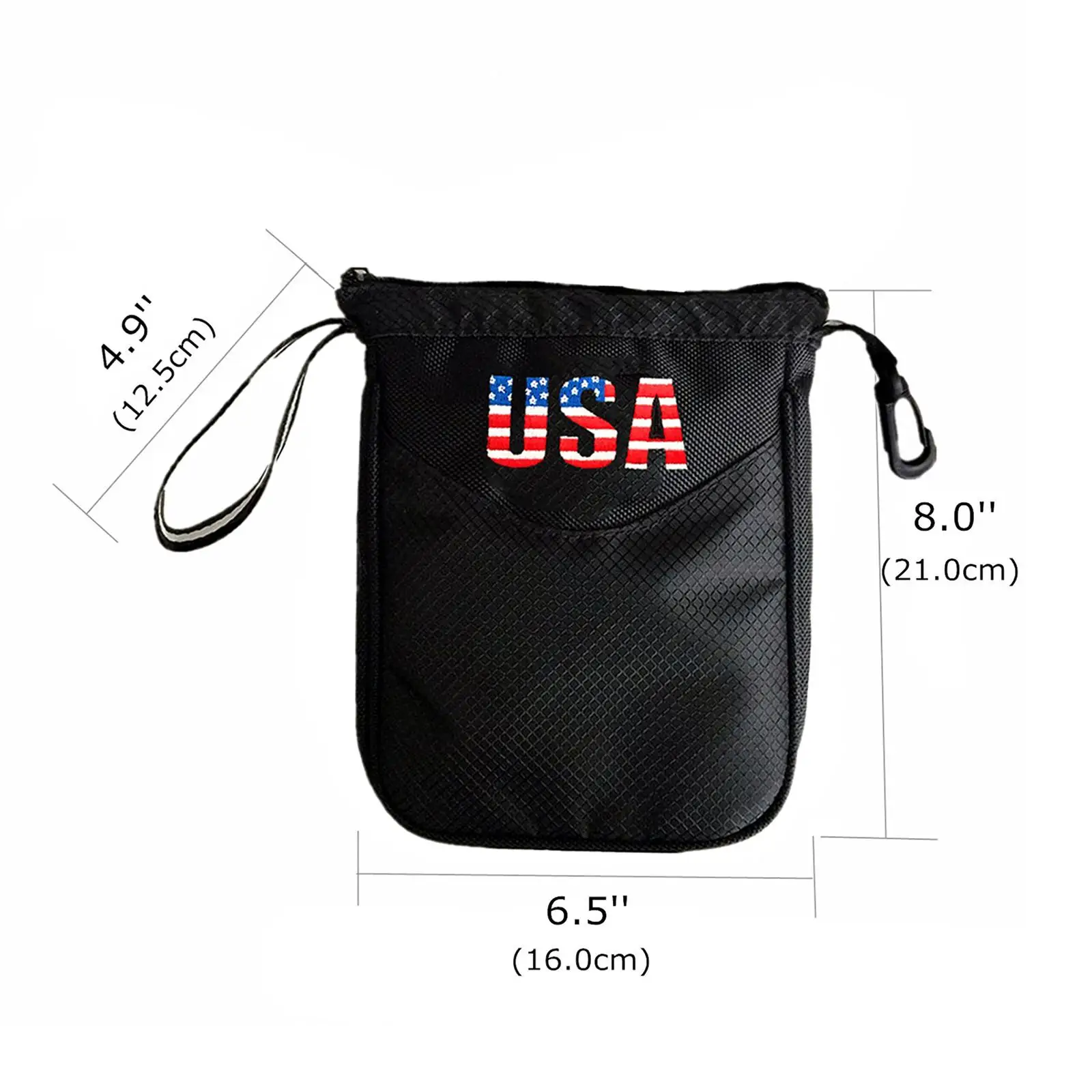

Golf Pouch Bag with Golf Brush, Golf Ball Zipper Handbag for Golf Accessories Tees Tools Wallet