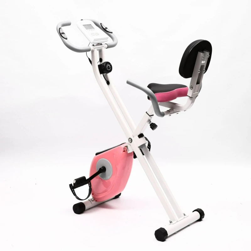 

Foldable, Multi-functional Home Exercise Bike with A Height-adjustable Seat and Backrest, Providing Comfortable Support