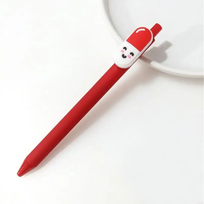 Здравоохранение тематическая гель -ручка новинка выдвижная гель -ручка для написания журнала 0,5 мм наконечника быстро сухой