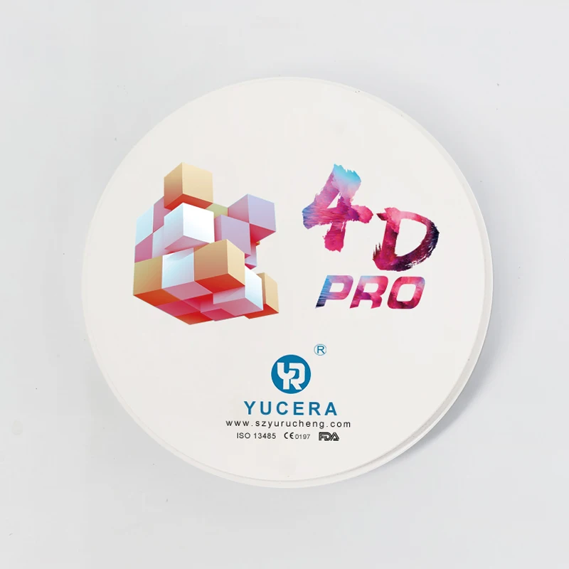 

4D Pro multilayer Zirconia Blocks Blanks Discs especially designed for half arch and long bridges dental lab dental clinic