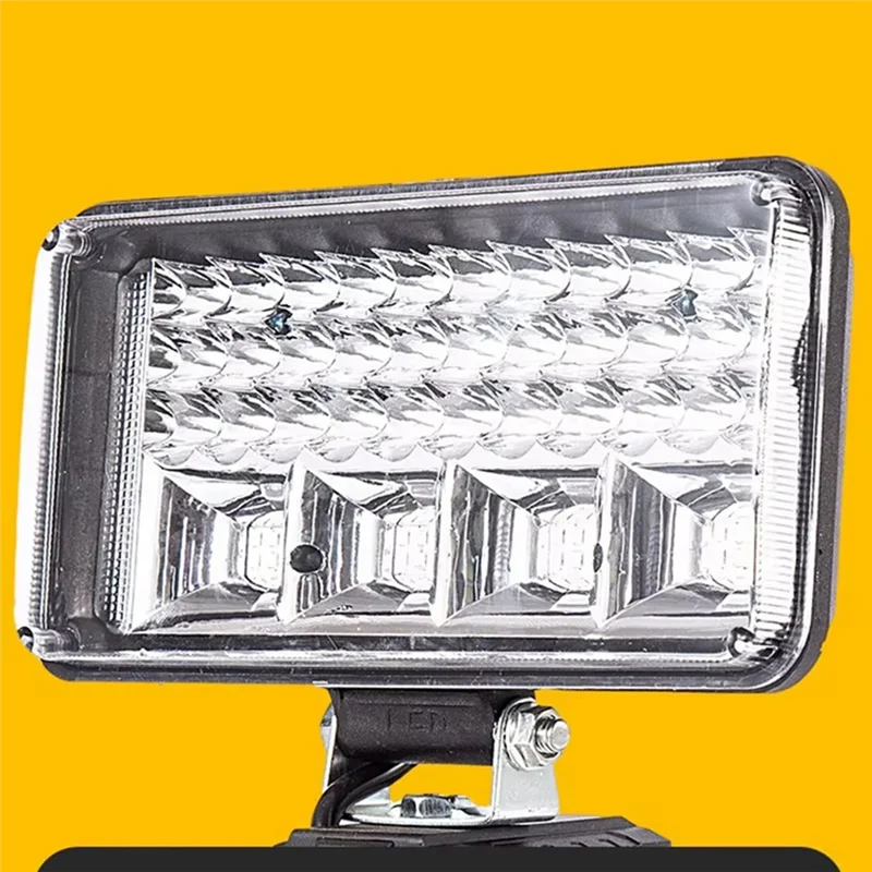 

A76X-For 18V Li- Battery Emergency Flood Lamp 1Pc Portable 3Inch Flashlight Work Light Outdoor Camping Hiking Lamp