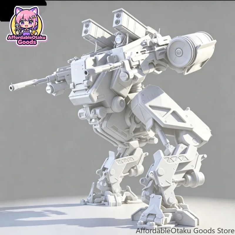 Doomsday Mecha 003 GJ White Model Kit SLA UV Resin 3D Printed Unpainted Mecha Figure Collectible Gift for DIY Paint view 2