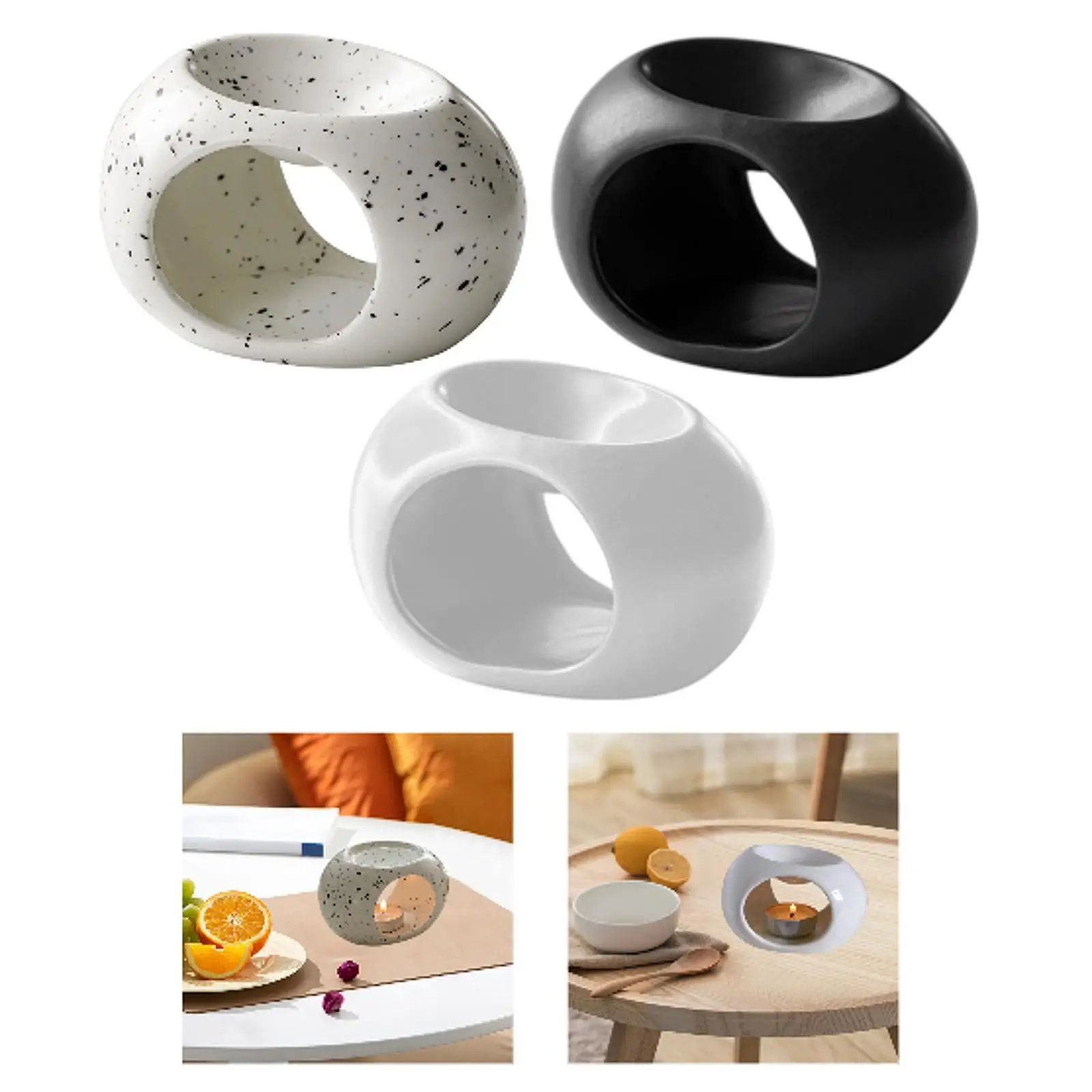 

Горелка для эфирного масла, ароматический подогреватель, домашний подарочный диффузор, подсвечник для чайной свечи для новоселья, медитации, йоги, фермерского дома