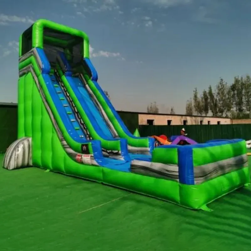 

Надувная водная горка для взрослых поддерживает большие надувные игрушки на открытом воздухе, прыгающий замок