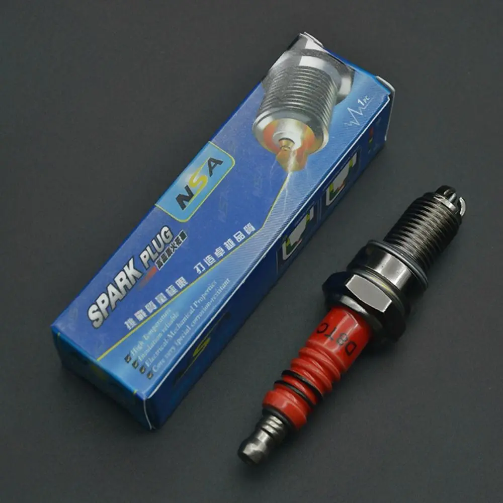 Triplo eletrodo Racing Sparking Plug, Spark Plug para motocicleta, Scooter ATV, A7TC D8TC, Metal, 3 pcs