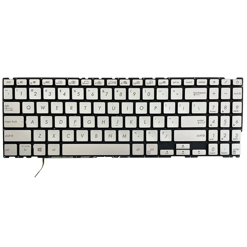 Imagem -03 - Teclado dos Eua para Asus Zenbook 15 Ux533 Ux533f Ux533fd Ux533fn Ux534f Inglês Laptop Novo