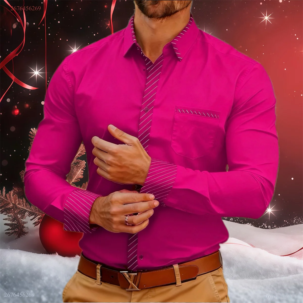 15 colori di camicie a maniche lunghe di lusso di fascia alta da uomo, adatte per viaggi d'affari, con tasche, spedizione veloce.